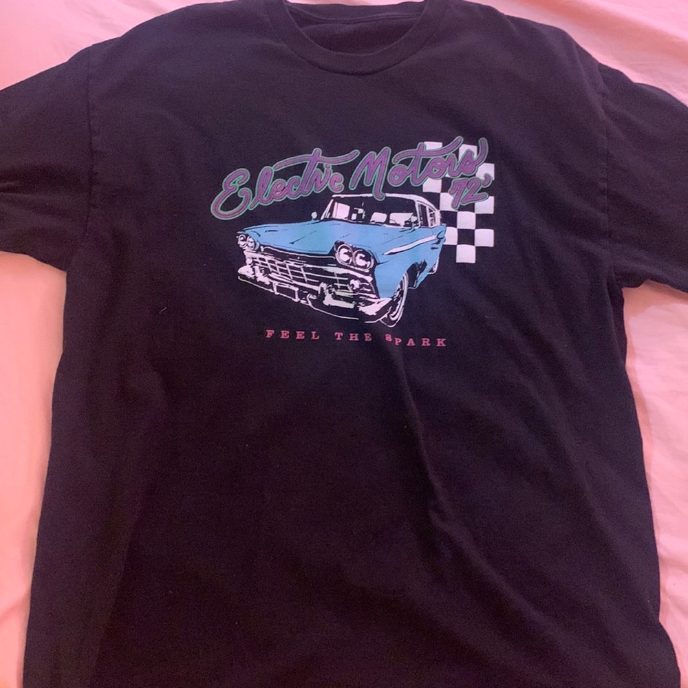 Brandy Melville oversized electric motor tee